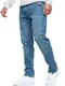 Indicode Herren INSantino Jeanshose aus 99% Baumwolle   Denim Stretch Jeans Männer Medium Dark Cloud 33/32