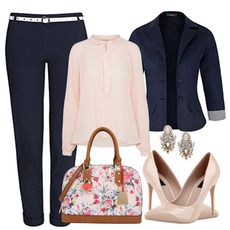 Metallic Outfit mit Grau High Heel Stiefelparadies "ElegantLady"