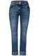 CECIL Damen Loose Fit Jeans mit Turn Up in Blau