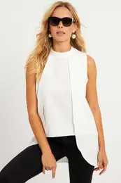 Women's White Woven Blouse