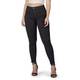 MAMAJEANS Damen Skinny Jeanshose mit Hoher Taille, Bequeme Stretch-Baumwolle, Skinny Fit - Made in Italy (S, Schwarz)