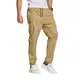 JustSun Hosen Herren Chino Cargo Hose Herren Freizeithose Cargohose Männer Jogginghose Herren Baumwolle Elastische Taille mit Kordelzug Khaki M