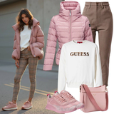 Rosa Sneaker kombinieren image
