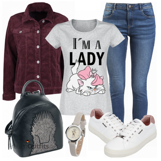 Outfit mit Blau Tasche Game of Thrones "Urban Jacket"