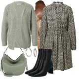 Strumpfhosen mit Oversized Pullover kombinieren image
