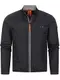 Indicode Herren Leander Steppjacke in Daunenjacken-Optik   Winterjacke Übergangsjacke Black M