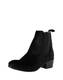 SELECTED FEMME Chelsea-Boots in Samt-Optik SF London schwarz
