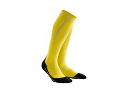 Women's Winter Compression Knee-High Socks Yellow/Black