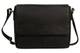 HOLZRICHTER Berlin - Premium Umhängetasche (S) aus Leder - Handgefertigte Messenger Bag im Vintage Design - Ledertasche für Herren und Damen - schwarz-anthrazit