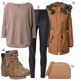 Outfit sa Smeđa Čizmica Dockers by Gerli "Tvoj otmjeni outfit"