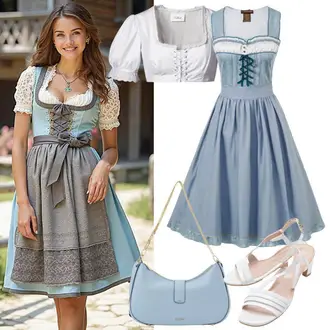 Sternzeichen Outfits Frühling mit Blau/Hellblau Schultertasche/Baguette-Tasche/Gürteltasche/Umhängetasche/Kleine Tasche/Tragetasche MICHAEL Michael Kors "Chic-Look für Waage"