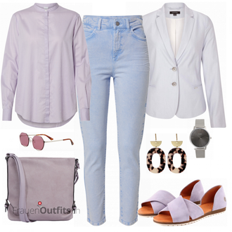 Outfit mit Grau Jeans EDC by Esprit "Schönes Frühlings Outfit"