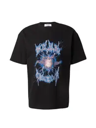 Tričko 'Suki' královská modrá / fialová / černá / offwhite