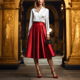 Blaue High Heels kombinieren image