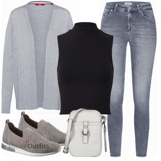 Outfit mit Grau Sneaker Ara "Toller Look für den Frühling"