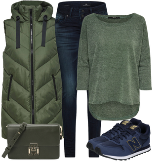 Schön Outfit mit Türkis/Grün/Hellblau 3/4 Bluse/Klassische Tunika/Elegante Tunika/ausgefallene tunika/Festliche Tunika/Lederjacke/Tuniken-Shirt/Wasserfallpullover/Feinstrickpullover/2-in-1 Pullover/Einfacher Pullover/Stillpullover/Wickel Pullover/Kaschmir Pullover/Schulterfreier Pullover/Carmenpullover Only "Herbst Outfit für den Alltag"Look: Edel, Elegant, Casual, Coole, Schön, Old Money, Nahtlos, Uni