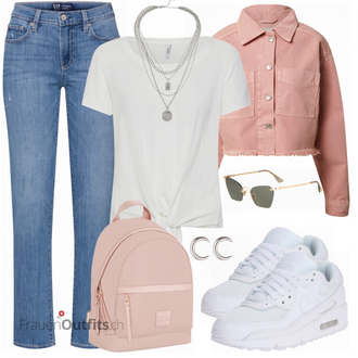 Outfit mit Beige Gina Tricot "Street Style Outfit"