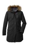 Schwarz Parkas aus Kunstfell für Damen image