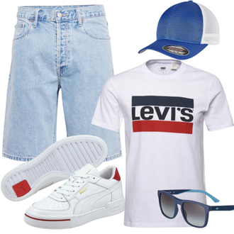 Outfit mit Weiß Sneaker Puma "Alltags Outfit"