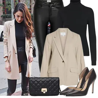 Business Outfits Büro Sommer mit Braun/Weiß/Dunkelbraun Vintage Pumpe/Lederschuh/Eleganter Schuh/Slingback Pumps/Slingpump/Bequemer Pump/Business-Schuh/High Heel Pumps/Hochfrontpump JESSICA SIMPSON "Business Look"Look: Old Money, Elegant, Schick, Edel, Büro, Französische, Burlesque