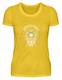 shirt-o-magic Sternzeichen: Stier Frauen stark gelb - Damenshirt -M-Leuchtgelb