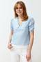 Short sleeves Bluze Vest na / predstavitveni razgovor za dame image