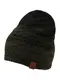 Bickley + Mitchell Beanie mit Labelpatch grün / schwarz