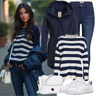 Outfity se stylem Sportovní s Šedá/Bílá Teniska na platformě/Nízká Teniska Puma "Zimní vzhled"Look: 90tá léta, Estetika, Bad Taste, Extravagantní, Hip Hop, Skater, Sportovní, Unisex