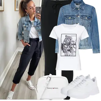 Cilia Outfit sa Bijela/Krem Obuća za trening/Tenisica za fitness/Tenisica za tenis/cipela za trčanje/gimnastička papuča Puma "Proljetni Outfit"