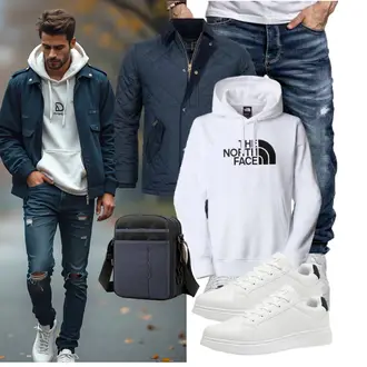 Normale Passform Outfit mit The North Face "Freizeit Outfit"