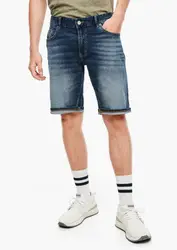 Q/S by s.Oliver Bermuda-Jeans blau