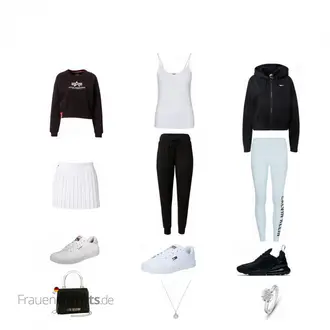 Outfit mit Schwarz Sneaker Low/Bequemer Schuh/gesundheitsschuh/Schuh Ohne Schnürsenkel/Schmaler Sneaker/Turnschuh ohne Schnürsenkel/Sommer Sneaker/Walkingschuh Nike Sportswear "56456"