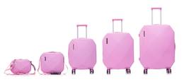 Unisex's 5-in-1 ABS Suitcases Set+Toiletry Bag T5822-0