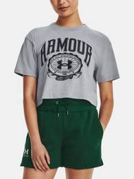 T-Shirt UA COLLEGIATE CREST CROP SS-GRY - Women