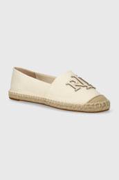 Espadrile Lauren Ralph Lauren Cameryn bež barva, 802920405006