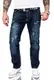 Rock Creek Herren Designer Jeans Verwaschen Used Vintage Look RC-2063 W32 L32