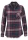 AJC Hemdbluse dunkelblau / weinrot