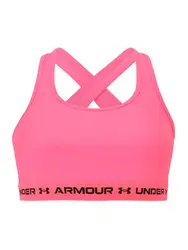 UNDER ARMOUR Sport-BH pink / schwarz