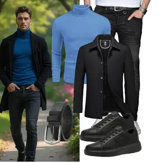 60 Geburtstag Outfit mit Schwarz KUDORO "Freizeit Outfit"Look: Wasen, Besondere Anlässe, Firmenfeier, 50 Geburtstag, 60 Geburtstag, Schule, Geburtstag