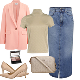 Rok Outfits Patchwork voor Dames image