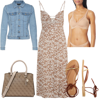 Minimizer Outfit mit Beige/Braun Bademode Großer Cup Sloggi "Outfit für den Sommer"