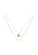 HALLHUBER Kette gold / perlweiß