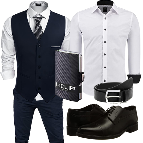 Weiß Accessoire J'S FASHION kombinieren