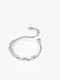 GUESS Armband G Square silber