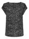 ONLY Bluse 'ONLVic' schwarz / wollwei
