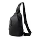 Pangogogo Wasserfest Crossbody Bag Herren Leichte Kratzfeste Umhängetasche Herren Klein Multi-Compartment Männerhandtasche für Radfahren, Wandern und Kurztrips (Schwarz)