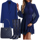 Outfits mit hohen schwarzen Stiefeln image