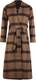 Y.A.S (Petite) Tussenmantel ''''Rubina''''  bruin / lichtbruin / donkerblauw