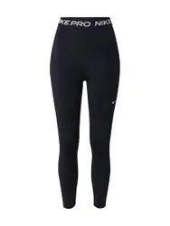 NIKE Sporthose schwarz / weiß
