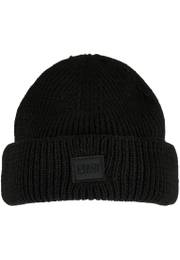 Knitted wool hat black